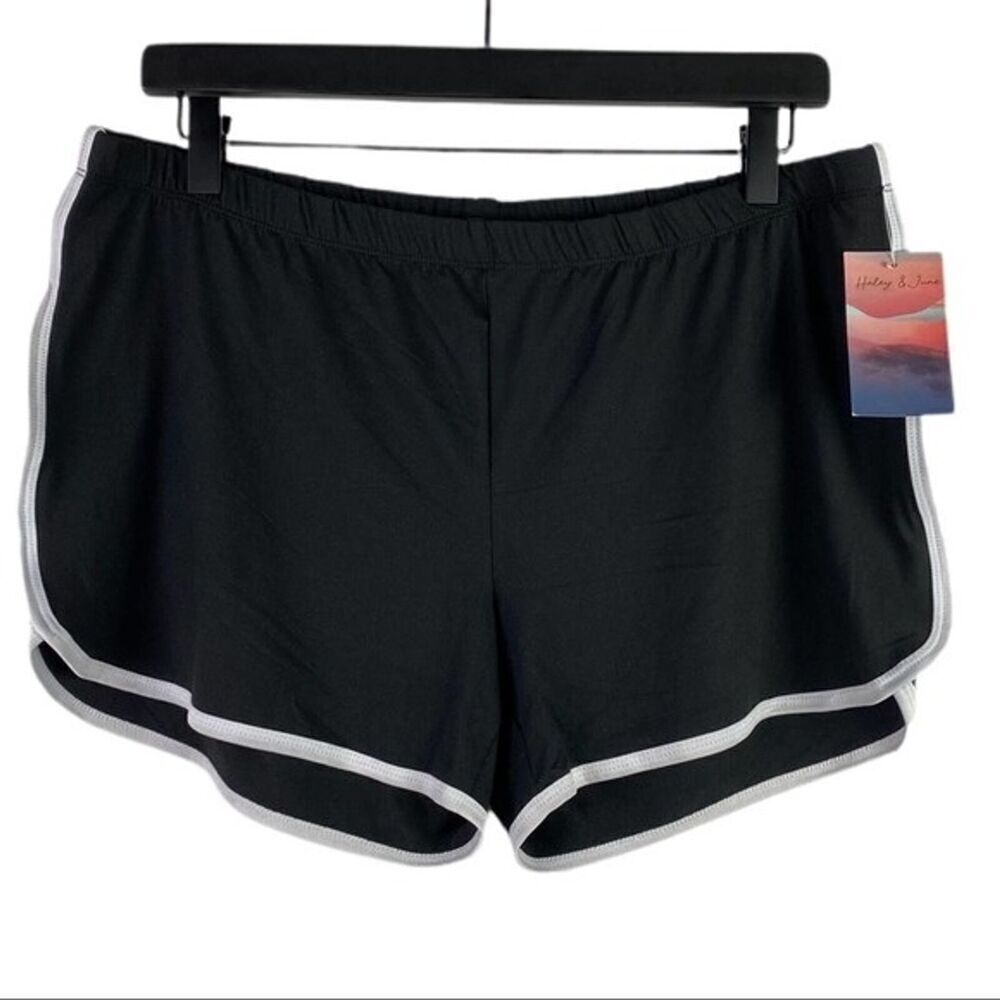 Haley & June Shorts Womens Size 3X Black Summer Vacation